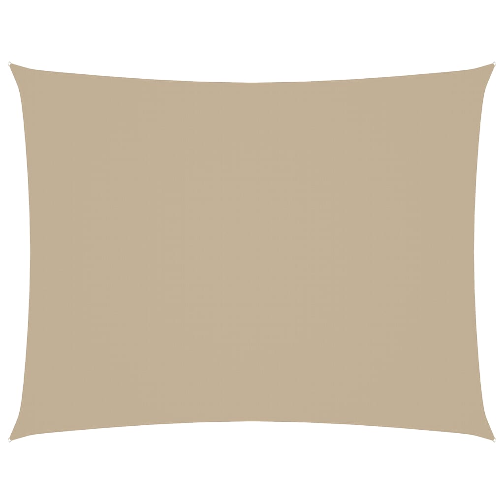Sonnensegel Oxford-Gewebe Rechteckig 2,5x4 m Beige