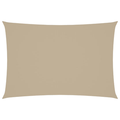 Sonnensegel Oxford-Gewebe Rechteckig 2,5x4,5 m Beige
