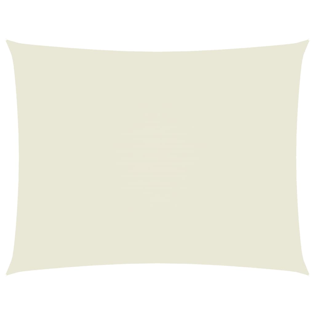 Sonnensegel Oxford-Gewebe Rechteckig 2,5x4 m Creme