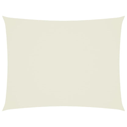 Sonnensegel Oxford-Gewebe Rechteckig 3x4 m Creme