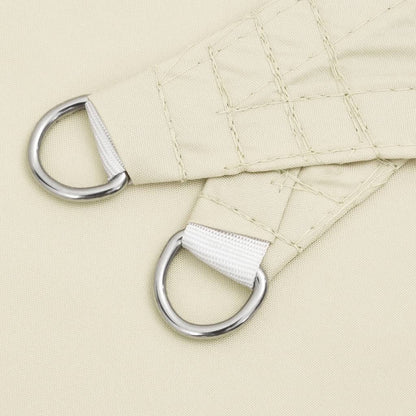 Sonnensegel Oxford-Gewebe Dreieckig 3x4x4 m Creme