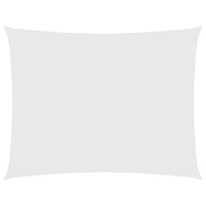 Sonnensegel Oxford-Gewebe Rechteckig 3x6 m Weiß
