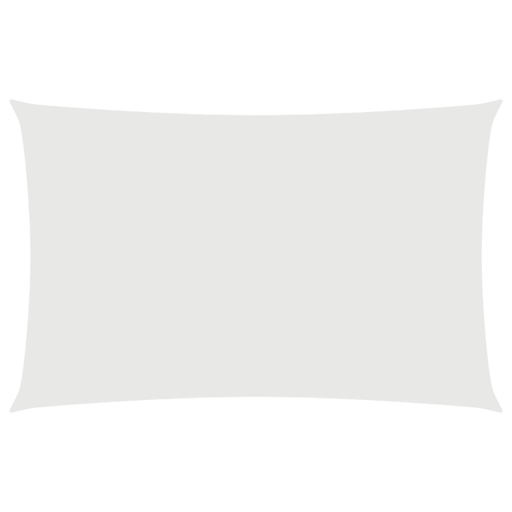 Sonnensegel Oxford-Gewebe Rechteckig 4x7 m Weiß