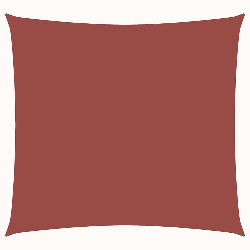 Sonnensegel Oxford-Gewebe Quadratisch 3x3 m Terrakotta-Rot