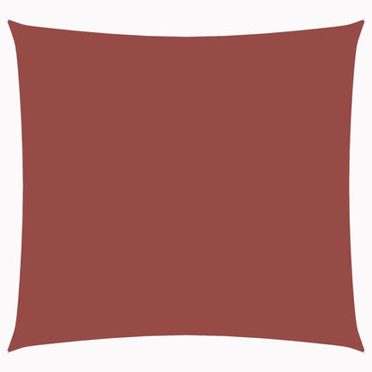 Sonnensegel Oxford-Gewebe Quadratisch 4x4 m Terrakotta-Rot