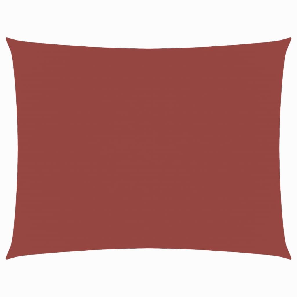 Sonnensegel Oxford-Gewebe Rechteckig 2,5x4 m Terrakotta-Rot