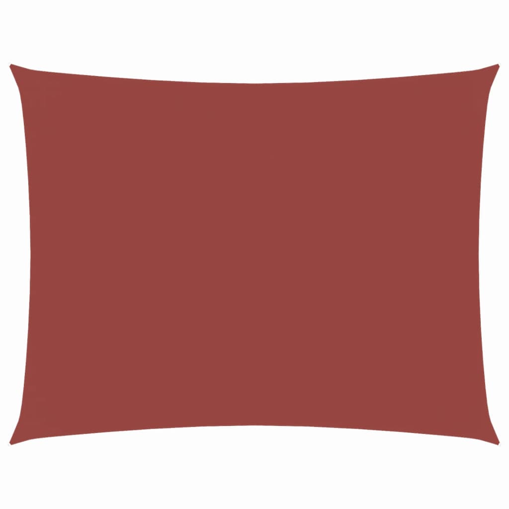 Sonnensegel Oxford-Gewebe Rechteckig 3x4 m Terrakotta-Rot
