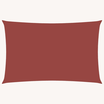 Sonnensegel Oxford-Gewebe Rechteckig 5x8 m Terrakotta-Rot