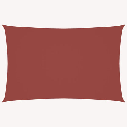 Sonnensegel Oxford-Gewebe Rechteckig 6x8 m Terrakotta-Rot
