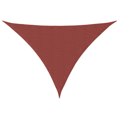 Sonnensegel Oxford-Gewebe Dreieckig 2,5x2,5x3,5m Terrakotta-Rot