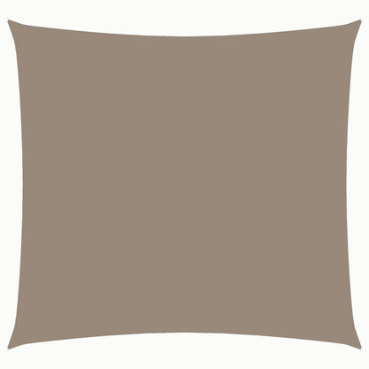 Sonnensegel Oxford-Gewebe Quadratisch 5x5 m Taupe