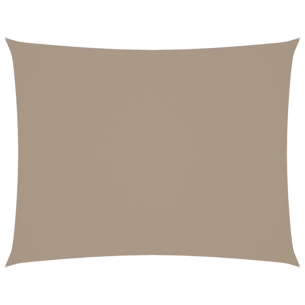 Sonnensegel Oxford-Gewebe Rechteckig 2x3,5 m Taupe
