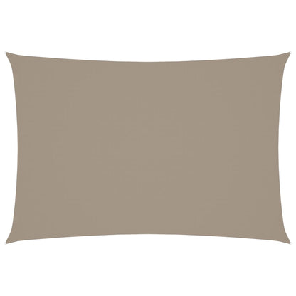 Sonnensegel Oxford-Gewebe Rechteckig 2,5x4,5 m Taupe