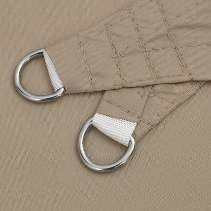 Sonnensegel Oxford-Gewebe Rechteckig 3,5x4,5 m Taupe