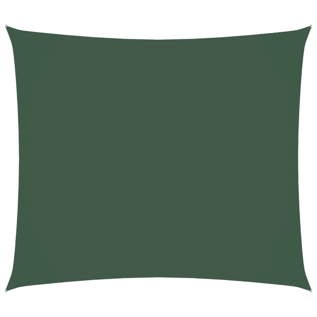 Sonnensegel Oxford-Gewebe Rechteckig 2,5x3 m Dunkelgrün