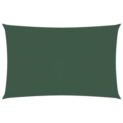 Sonnensegel Oxford-Gewebe Rechteckig 5x8 m Dunkelgrün