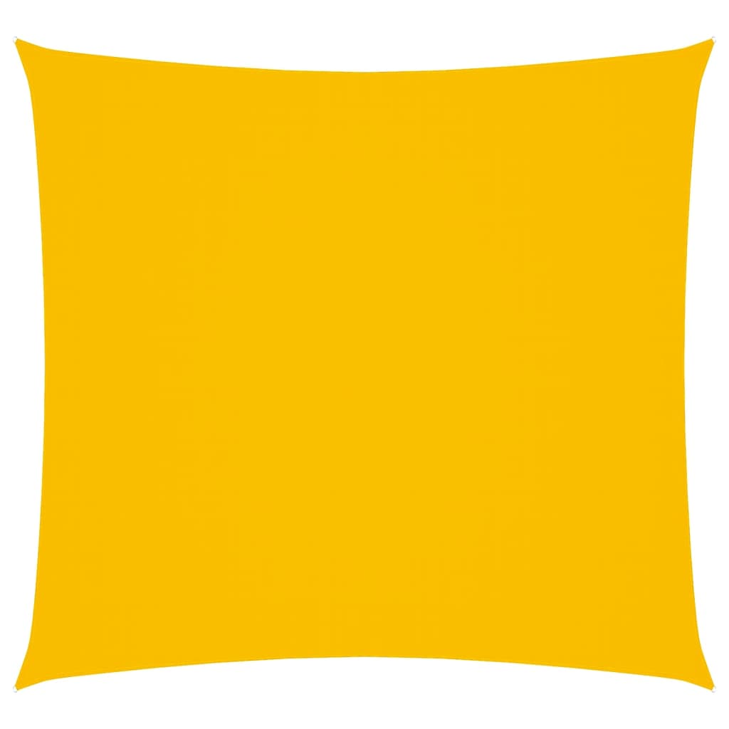 Sonnensegel Oxford-Gewebe Quadratisch 2,5x2,5 m Gelb