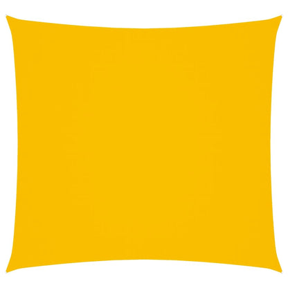Sonnensegel Oxford-Gewebe Quadratisch 2,5x2,5 m Gelb