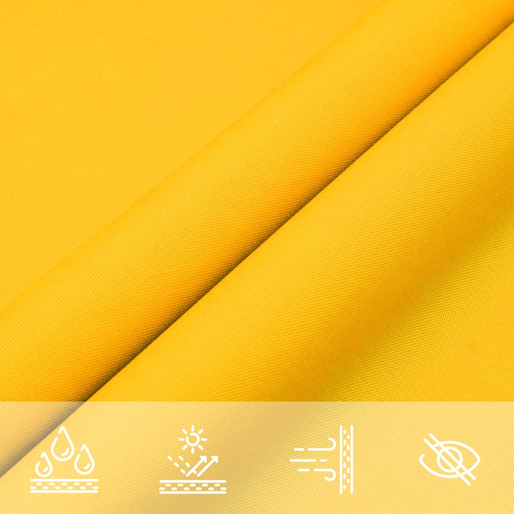 Sonnensegel Oxford-Gewebe Rechteckig 2x5 m Gelb