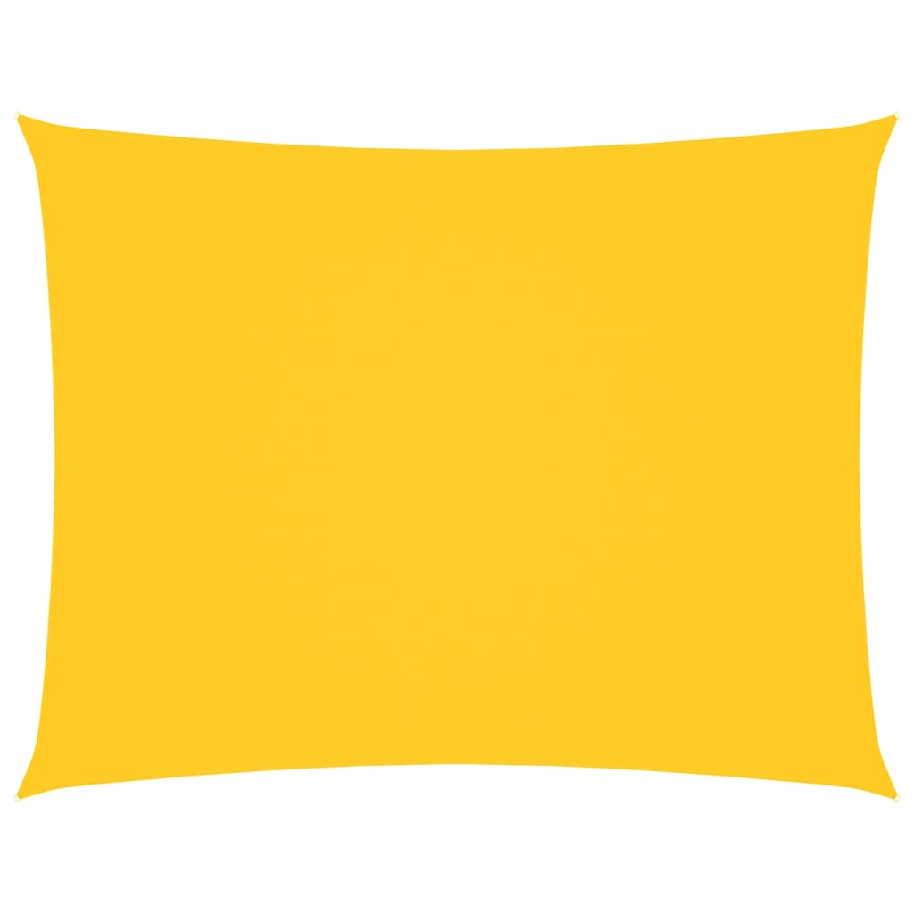 Sonnensegel Oxford-Gewebe Rechteckig 3x4,5 m Gelb