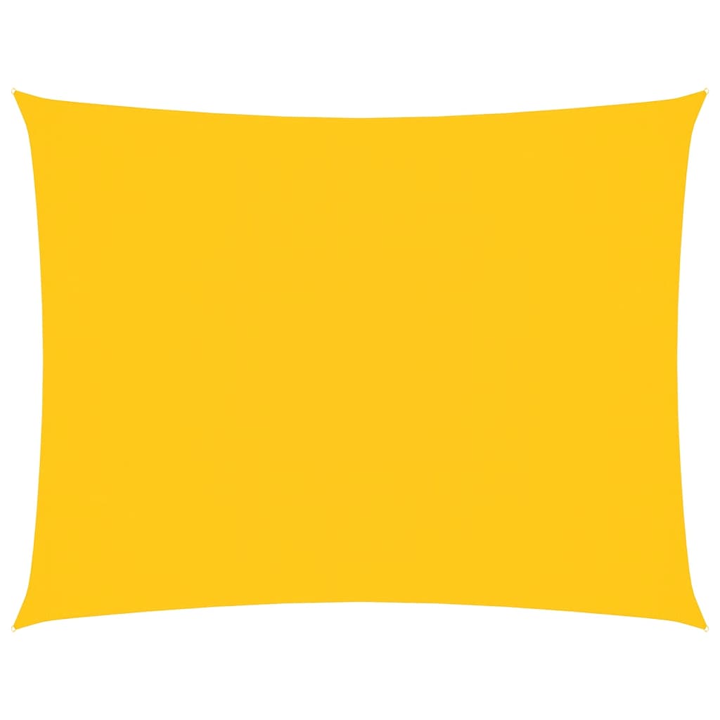 Sonnensegel Oxford-Gewebe Rechteckig 3,5x5 m Gelb