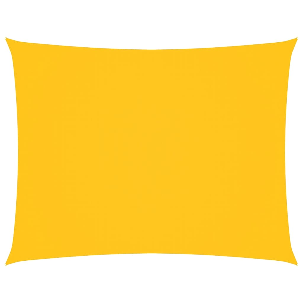 Sonnensegel Oxford-Gewebe Rechteckig 4x6 m Gelb