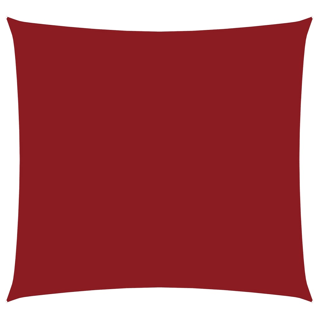 Sonnensegel Oxford-Gewebe Quadratisch 2,5x2,5 m Rot