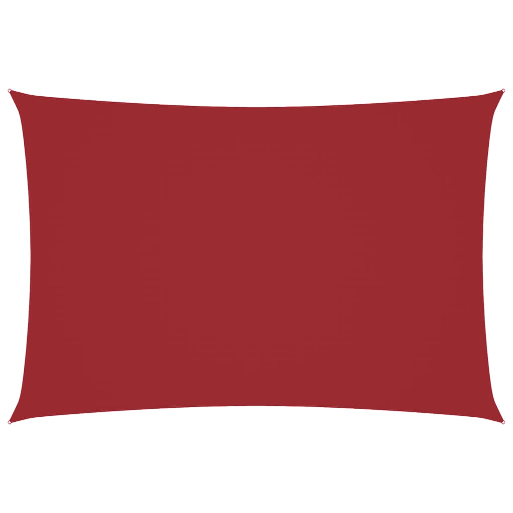 Sonnensegel Oxford-Gewebe Rechteckig 2,5x4,5 m Rot