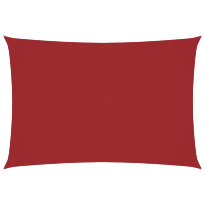 Sonnensegel Oxford-Gewebe Rechteckig 3x5 m Rot