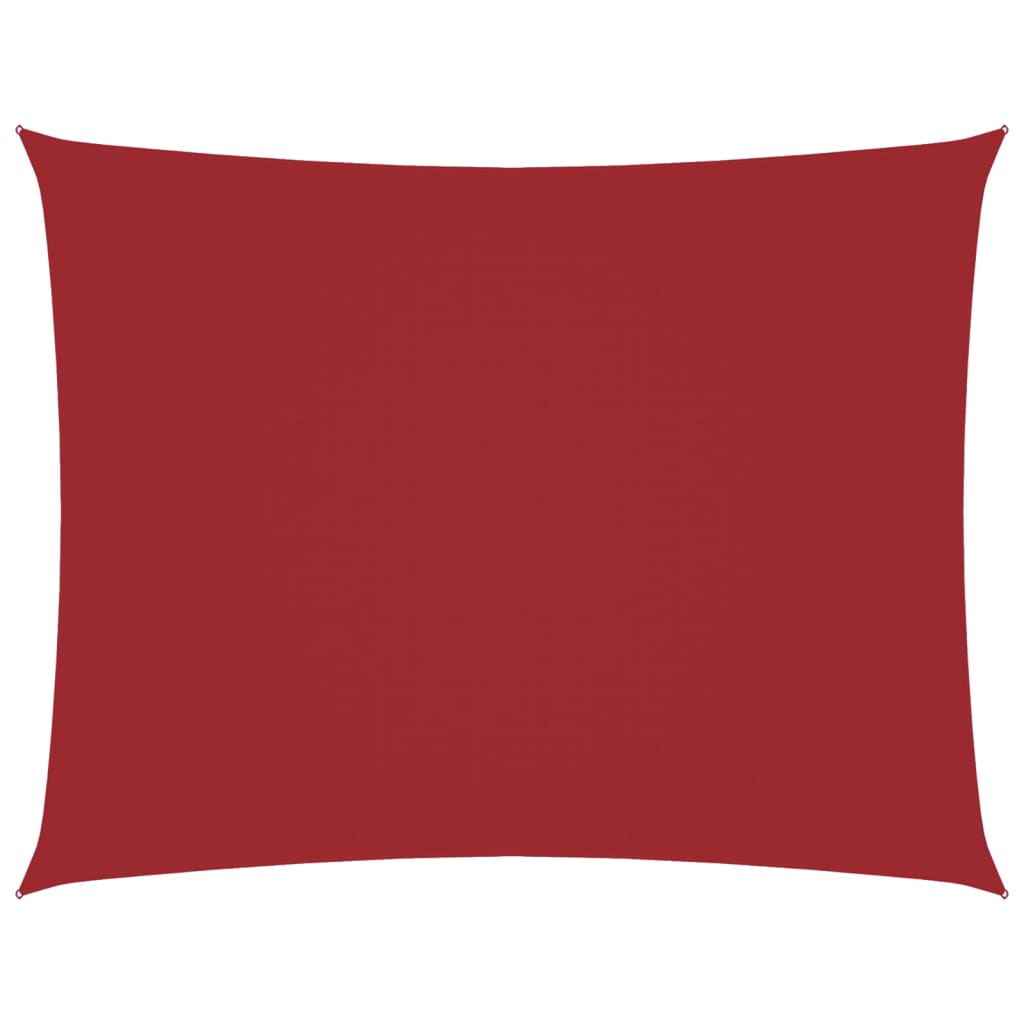 Sonnensegel Oxford-Gewebe Rechteckig 3,5x4,5 m Rot
