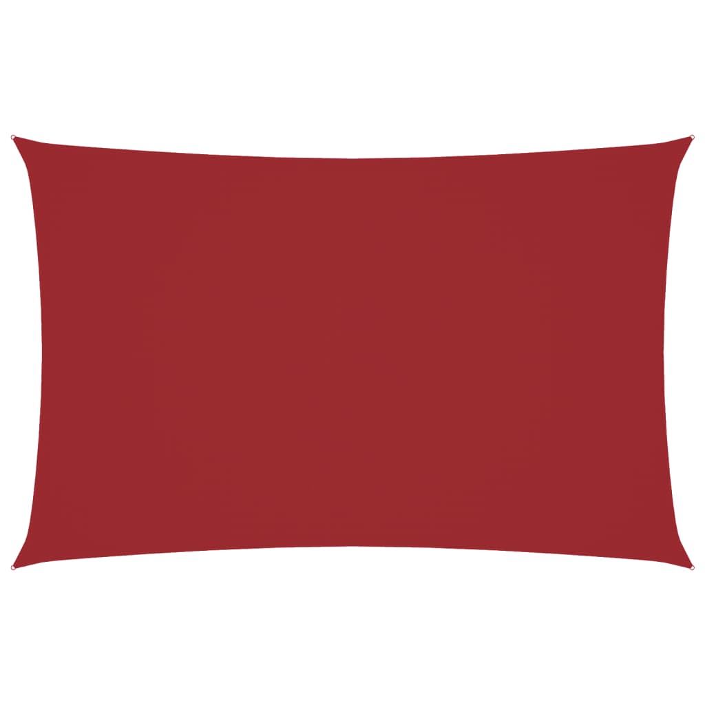 Sonnensegel Oxford-Gewebe Rechteckig 5x8 m Rot