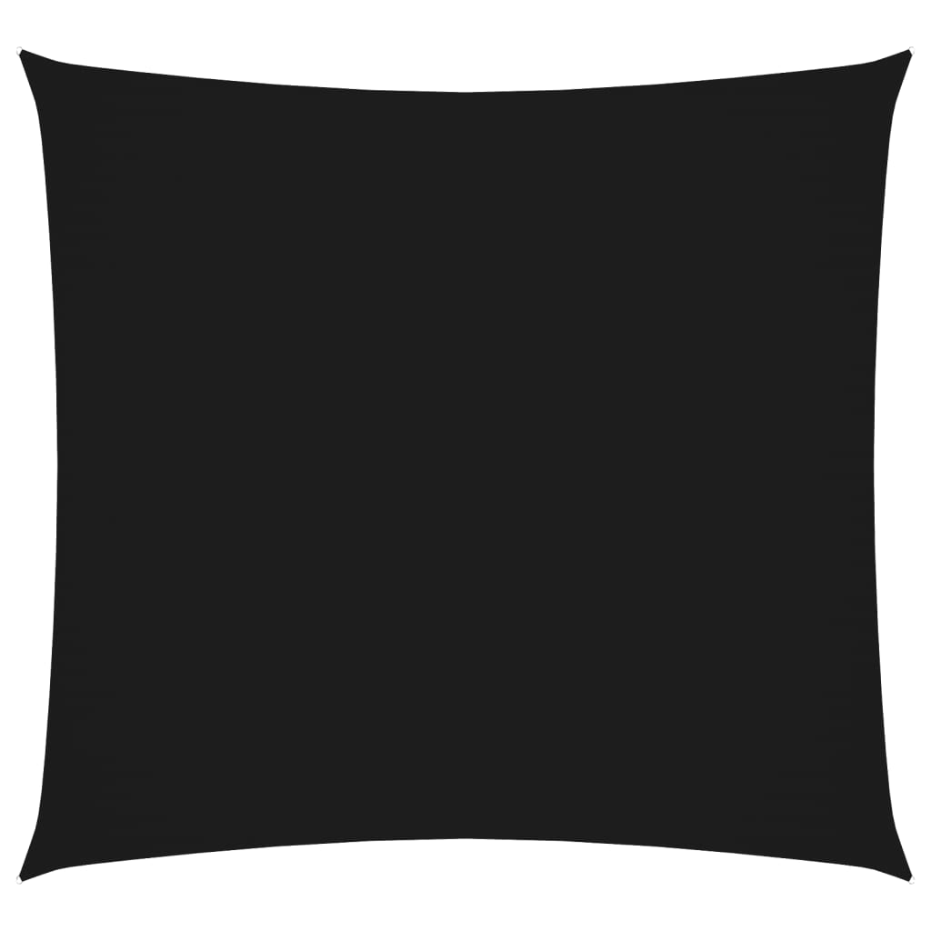 Sonnensegel Oxford-Gewebe Quadratisch 5x5 m Schwarz