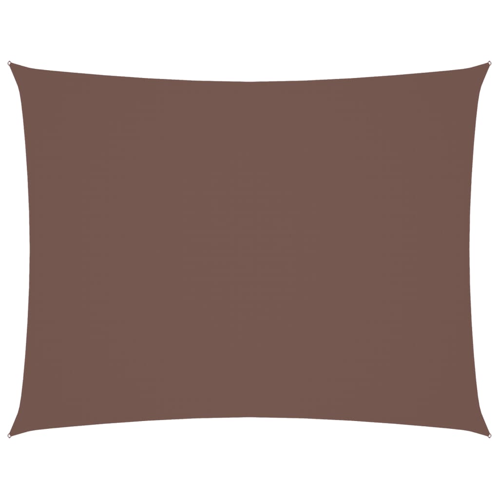 Sonnensegel Oxford-Gewebe Rechteckig 2x3 m Braun