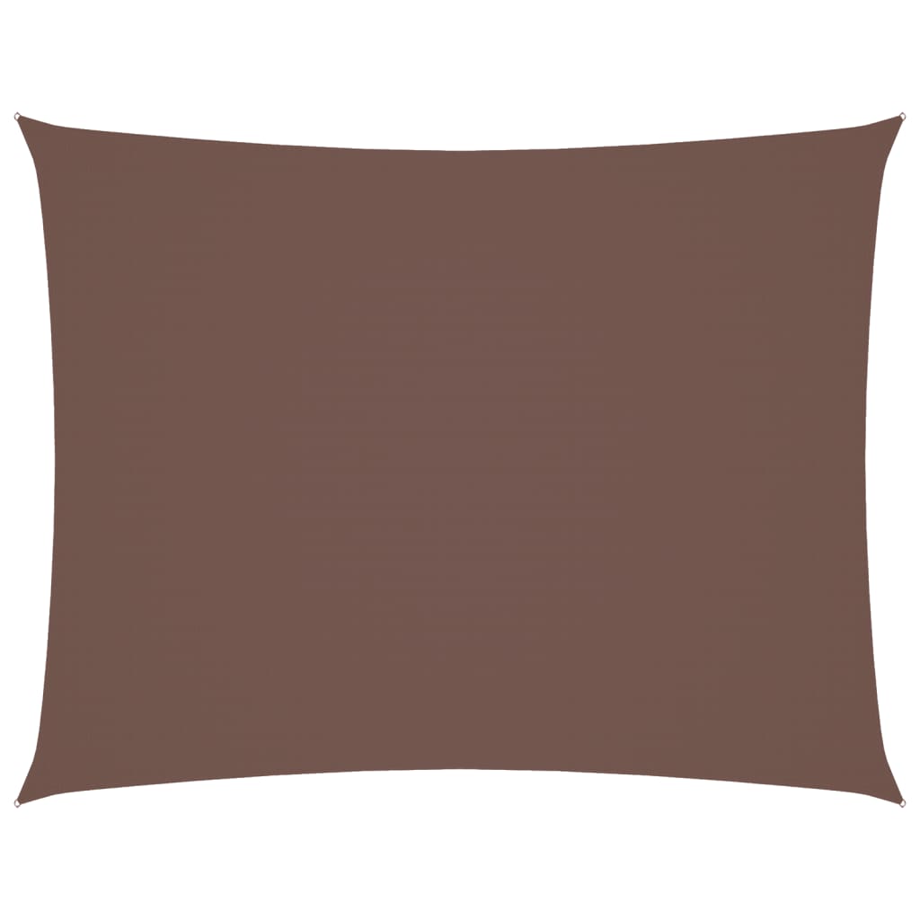 Sonnensegel Oxford-Gewebe Rechteckig 3x6 m Braun