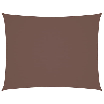 Sonnensegel Oxford-Gewebe Rechteckig 3x6 m Braun