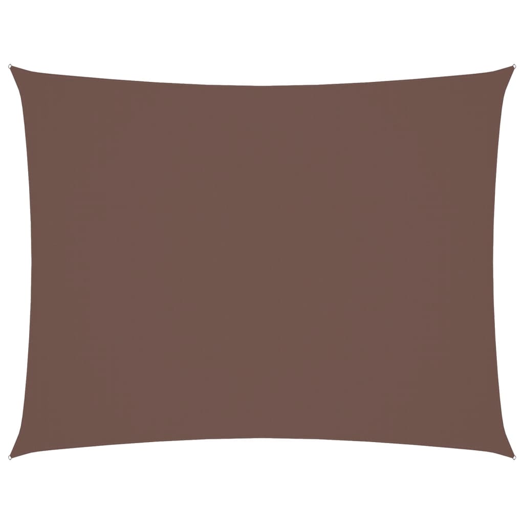 Sonnensegel Oxford-Gewebe Rechteckig 5x7 m Braun