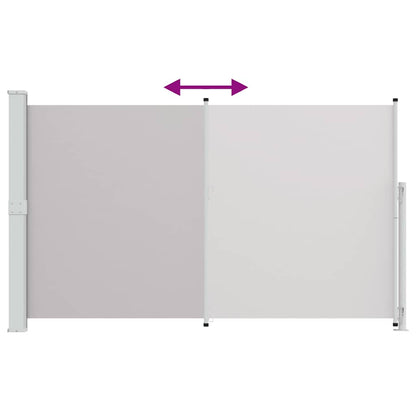 Seitenmarkise Ausziehbar 180x300 cm Grau