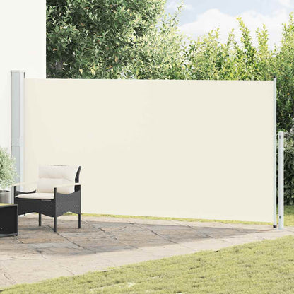 Seitenmarkise Ausziehbar 180x500 cm Creme