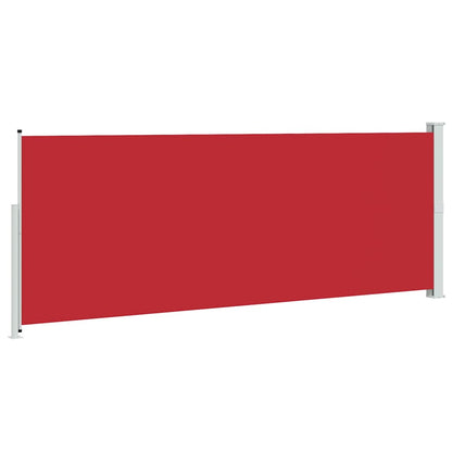 Seitenmarkise Ausziehbar 180x500 cm Rot