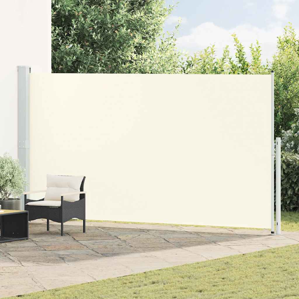 Seitenmarkise Ausziehbar 200x500 cm Creme