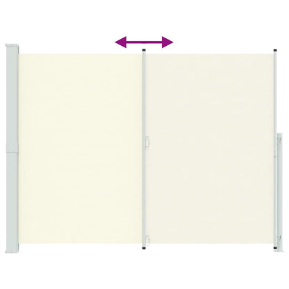 Seitenmarkise Ausziehbar 220x300 cm Creme