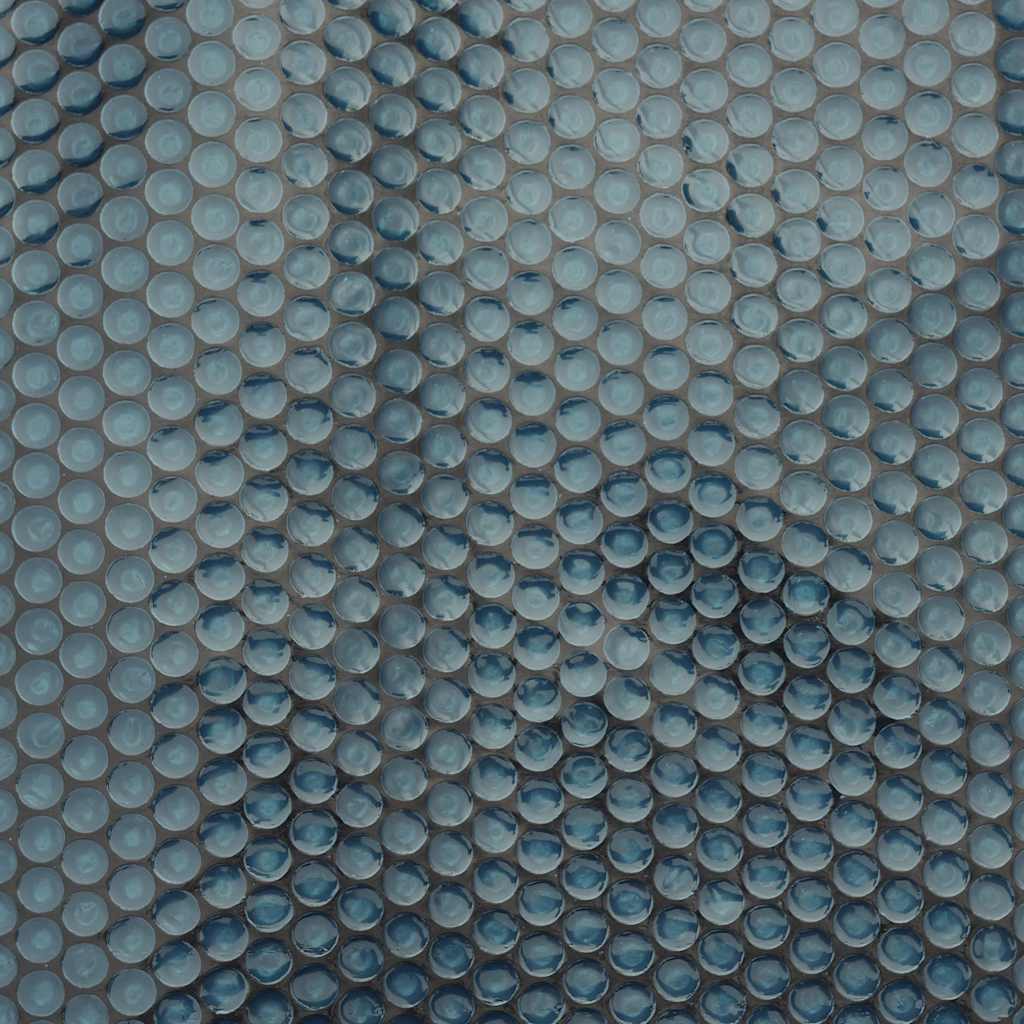 Treibende Pool-Solarplane PE 975x488 cm Schwarz und Blau