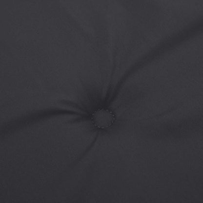 Liegestuhl-Auflage Schwarz (75+105)x50x4 cm