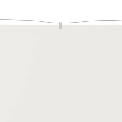 Senkrechtmarkise Weiß 140x600 cm Oxford-Gewebe