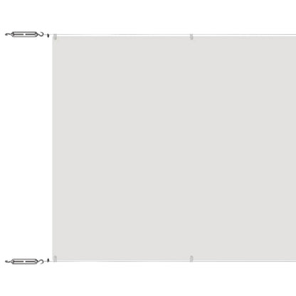 Senkrechtmarkise Weiß 140x1200 cm Oxford-Gewebe