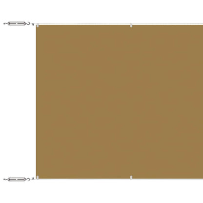Senkrechtmarkise Beige 140x800 cm Oxford-Gewebe