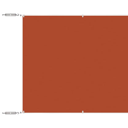 Senkrechtmarkise Terrakotta 140x800 cm Oxford-Gewebe