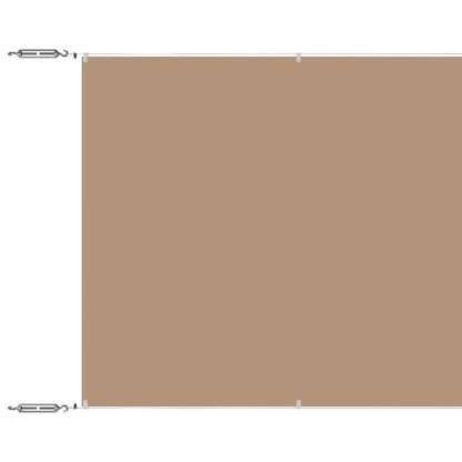 Senkrechtmarkise Taupe 140x800 cm Oxford-Gewebe