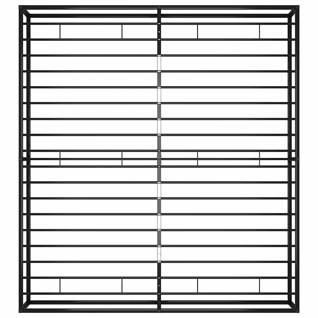 Bettgestell Schwarz Metall 140x200 cm