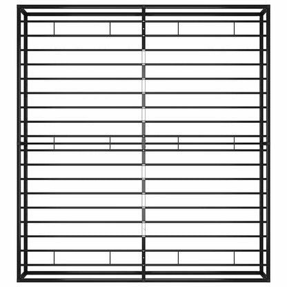 Bettgestell Schwarz Metall 140x200 cm